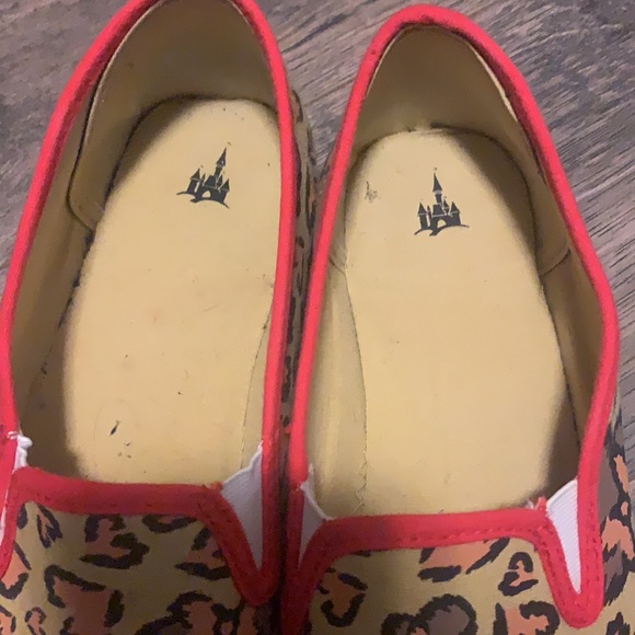 Disney Minnie Mouse Cheetah Print loafers- Size 8 - Picture 3 of 7